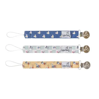 【Copper Pearl】美國 彩印奶嘴鍊3件組 獨家迪士尼聯名 多款可選(奶嘴夾 奶嘴鍊 手帕夾 彌月禮 米奇 維尼)