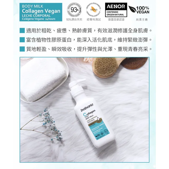 【Babaria】保濕身體乳液500mlx2入(玻尿酸/膠原蛋白任選-總代理公司貨)