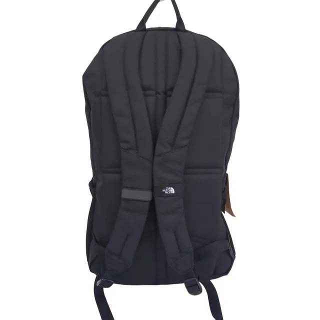 【The North Face】北面綠色LOGO/黑色 大童款舒適背負大容量運動休閒後背包