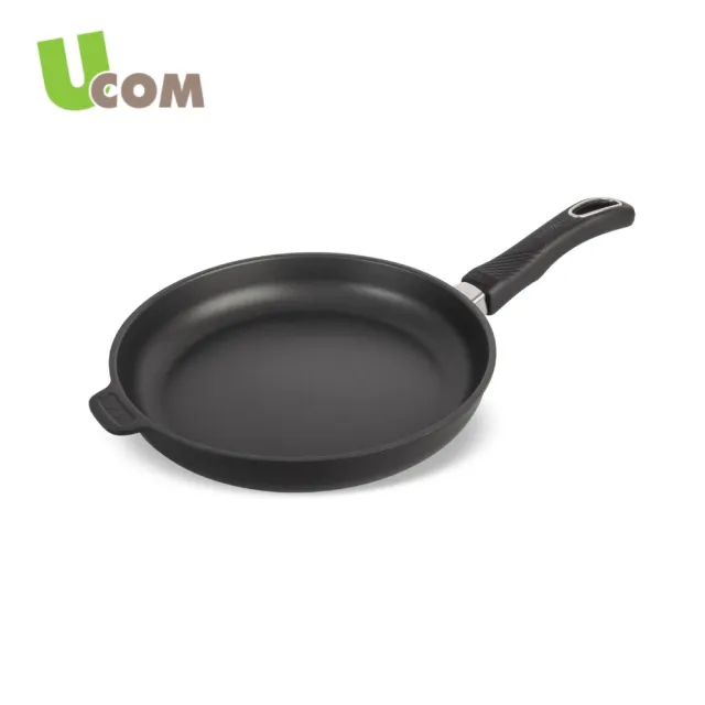 【瑞康屋UCOM】丹麥黑魔法晶鑽不沾早餐鍋26cm