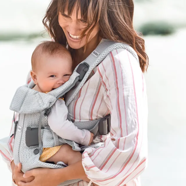 【BABYBJORN 奇哥】One 旗艦版抱嬰袋/揹巾-透氣(多色選擇/嬰兒揹巾/嬰兒背帶/嬰兒背袋)
