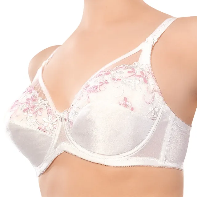 【Gennies 奇妮】2件組*哺乳內衣 立體繡花蕾絲內衣(共2色)