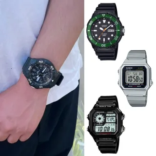 【CASIO 卡西歐】指針錶X電子錶(MRW-210H/MRW-230H/AE-1200WH/LWS-1200H)