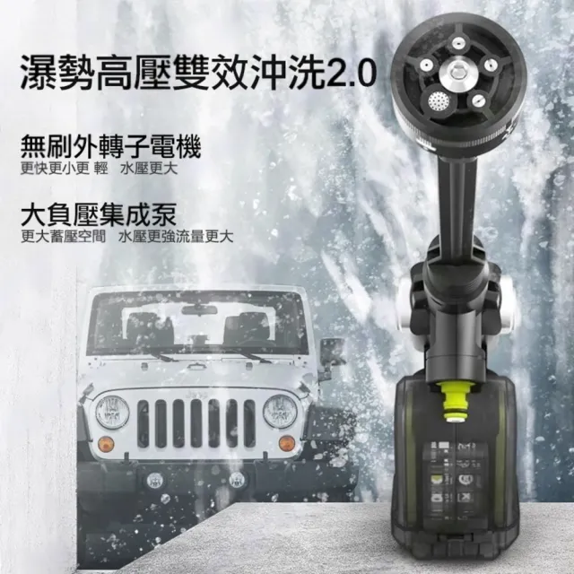【WORX 威克士】20V 鋰電無刷高壓清洗機 WU633.2(洗車機 清洗機 清潔 高壓 高壓洗車機 無刷清洗機)