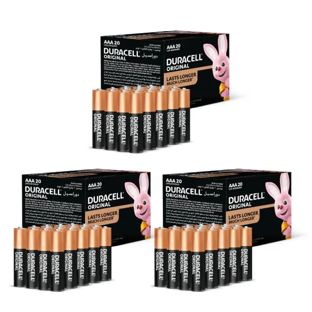 【DURACELL】金頂 經典鹼性-4號AAA(60入)