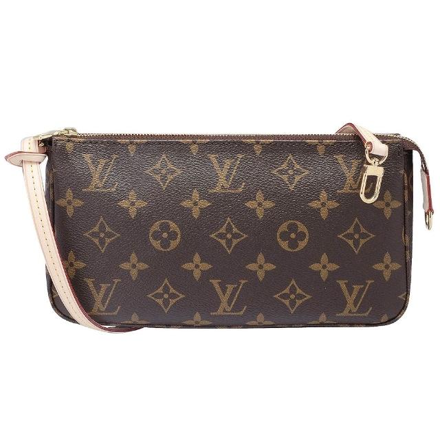 LV LOUIS VUITTON路易威登 M40712 經典 Monogram 拉鍊手拿/麻將包