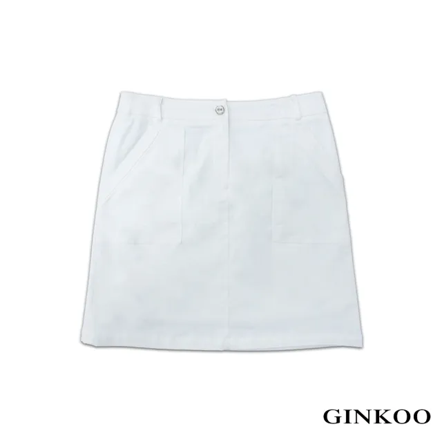 【GINKOO 俊克】前大口袋A字短裙