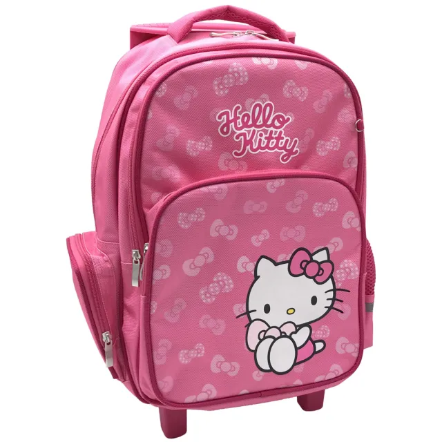 【SANRIO 三麗鷗】Hello Kitty三段拉桿書包(台灣正版授權)