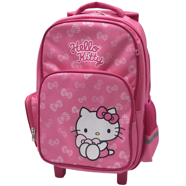 【SANRIO 三麗鷗】Hello Kitty三段拉桿書包(台灣正版授權)