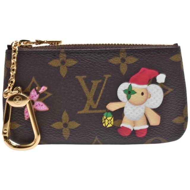 【Louis Vuitton 路易威登】M12217 聖誕限定Candy Factory系列Monogram帆布拉鍊鑰匙/零錢包