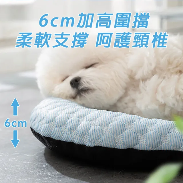 【bebehome】橢圓透氣涼感寵物墊S(寵物墊 寵物用品)