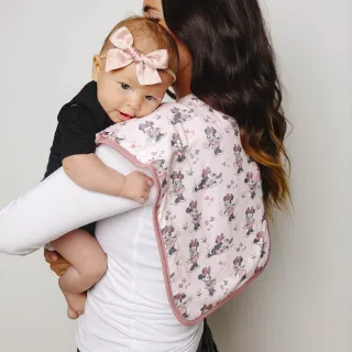 【Copper Pearl】美國 時尚拍嗝巾3件組 獨家迪士尼聯名 多款可選(嬰兒吐奶巾 枕巾 彌月禮 米奇 維尼)