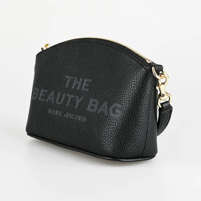 【MARC JACOBS】MARC JACOBS 經典可拆卸腕帶化妝/手拿/收納包(黑)