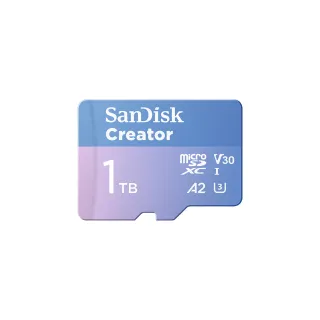 【SanDisk】SanDisk CREATOR Micro SD UHS-I 記憶卡 1TB(公司貨)