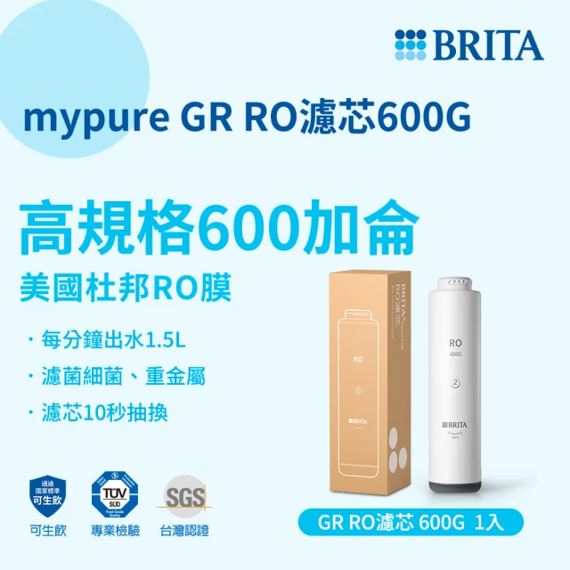 【德國BRITA官方】mypure GR 600 RO濾芯(杜邦RO膜)