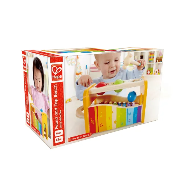 【Hape】多功能敲琴台(音樂玩具/樂器玩具/幼童玩具/啟蒙)