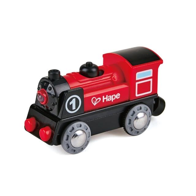 【德國Hape】電動復古小火車(電動小火車/家家酒玩具/木製玩具/木頭玩具)