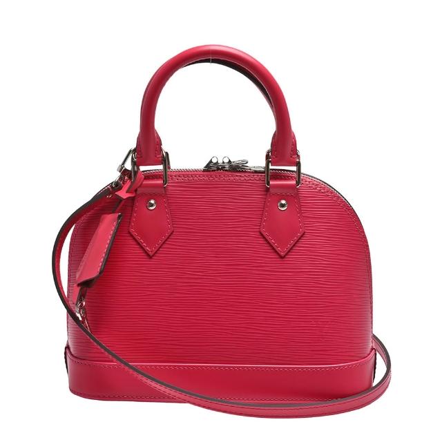 LV LOUIS VUITTON路易威登 M56204 經典 EPI 皮革 ALMA BB 手提/斜背包