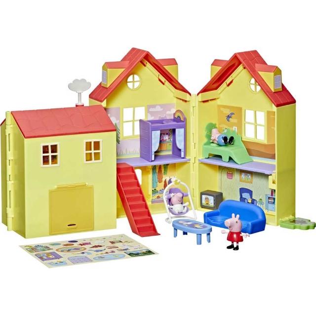 【Peppa Pig 粉紅豬】佩佩家大房屋遊戲組 G0508(佩佩豬)