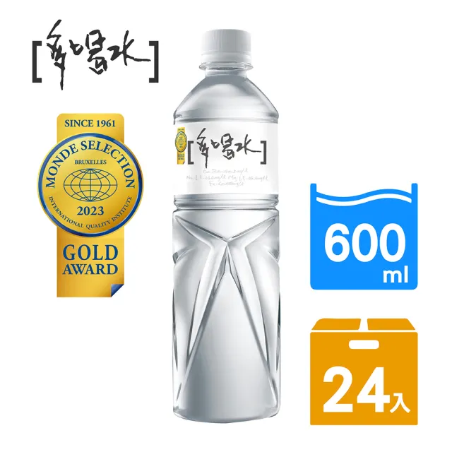 【味丹】多喝水600mlx24入/箱(TQF微笑標章)