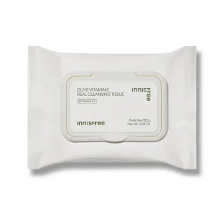 【INNISFREE】官方直營 橄欖維他命E卸妝棉(30抽/150g)