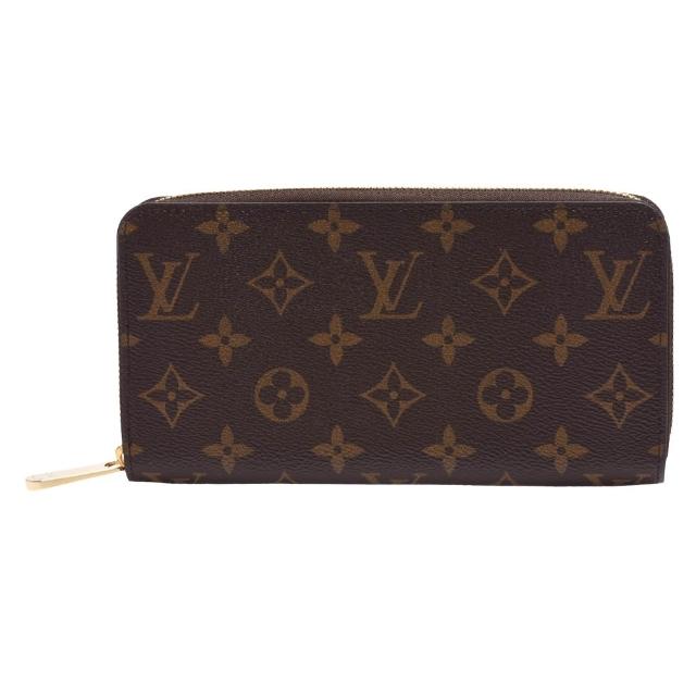 【Louis Vuitton 路易威登】M41894 經典Monogram花紋拉鍊長夾(玫瑰粉)