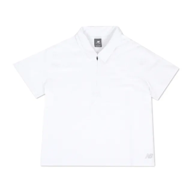 【NEW BALANCE】Polo衫 Seersucker Tournament 女款 白 短袖 上衣 泡泡紗 寬鬆 快乾(WT51404WT)