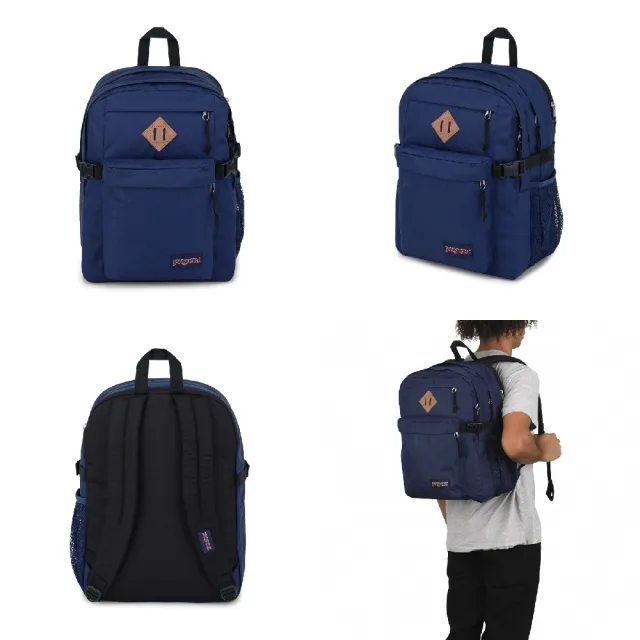 【JANSPORT】雙11 後背包 Main Campus 海軍藍 32L 15吋筆電包 書包 多夾層 大容量 JS0A4QUL003