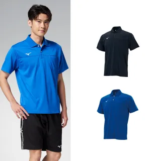 【MIZUNO 美津濃】二件組 男短袖POLO衫 球衫 網路獨賣款 防曬吸濕排汗速乾 32TABA01XX
