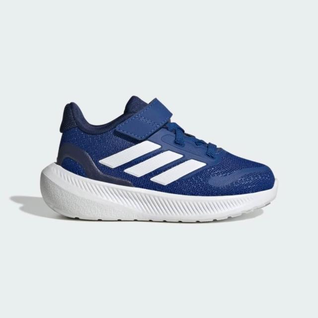 【adidas 愛迪達】 鞋 童鞋 小童 兒童 魔鬼氈 RUNFALCON 5 EL I 藍 JP5154 C5260 