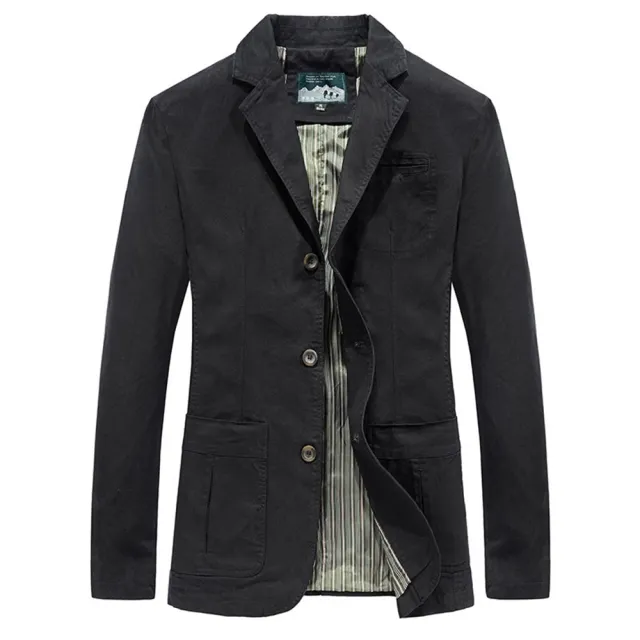 【巴黎精品】極速出貨 西裝外套休閒西服(舒適純棉修身春夏薄款男外套3色a1ck11 2A)