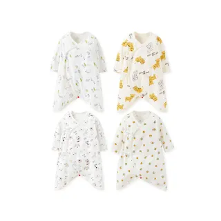 【mamaway 媽媽餵】新生兒Q彈棉質蝴蝶衣 1入(多款任選)