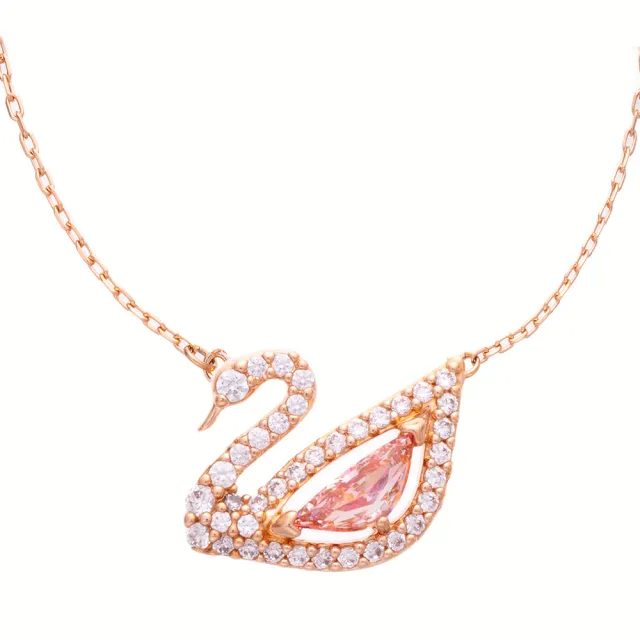【SWAROVSKI 施華洛世奇】DAZZLING 天鵝水晶項鍊 5469989 (限 量 促 銷)