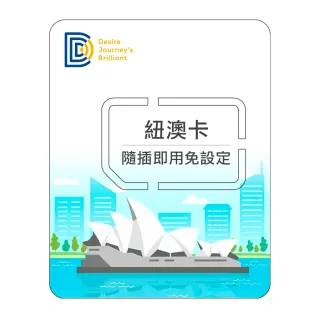 【DJB SIM】紐西蘭 澳洲網卡 15天吃到飽不降速