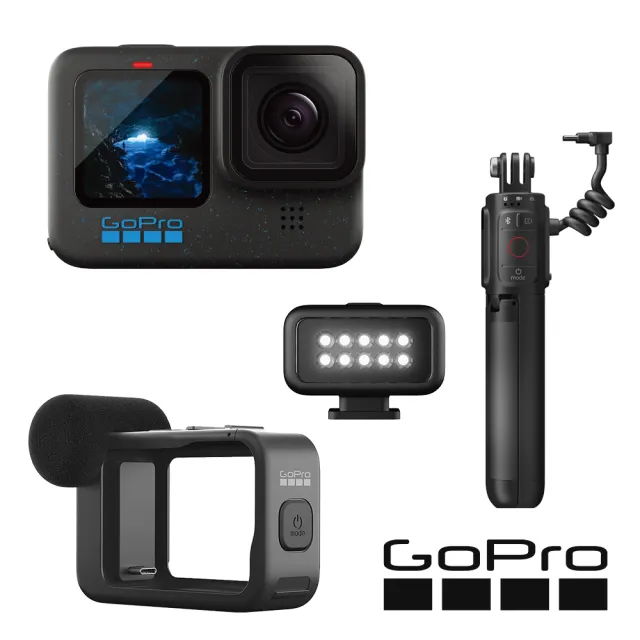【GoPro】HERO12  Black CE創作者隨夾隨拍套組