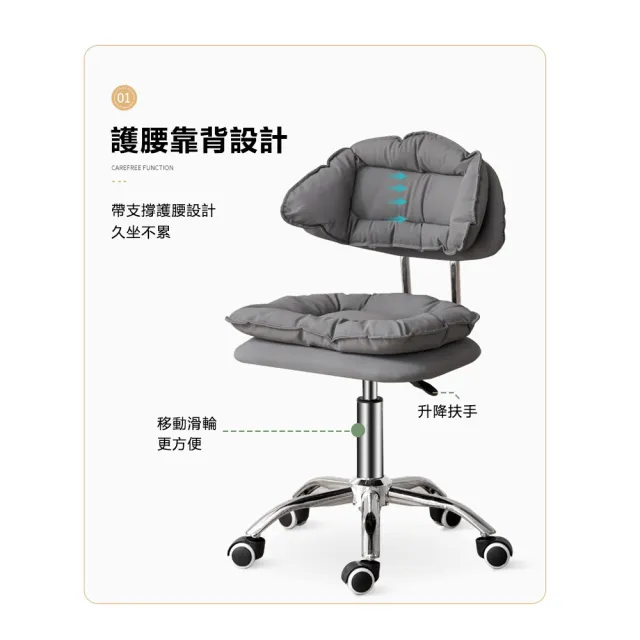 【OSLE 歐適樂】吧臺椅凳子電腦椅子家用酒吧辦公椅升降靠背旋轉前臺椅洽談椅餐椅