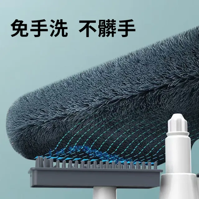 【CS22】淨污分離式旋轉拖把桶組+拖把布*4(拖地不費淨輕鬆解決)