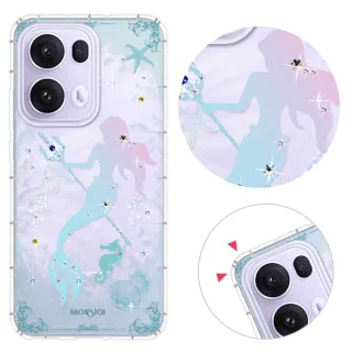 【KnowStar】OPPO 全系列 彩鑽防摔手機殼-美人魚(Reno14F/Reno14Pro/A5Pro/Reno13F/12Pro/12F/11F/8Z/7Z)