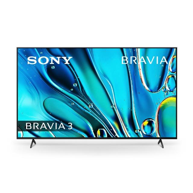 【SONY 索尼】BRAVIA 3 75型 X1 4K HDR Google TV顯示器(Y-75S30)