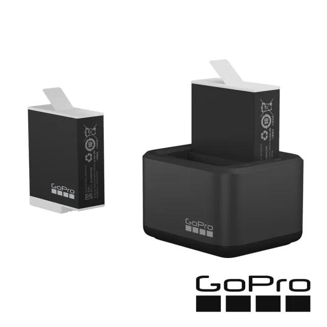GoPro】雙充+ENDURO高續航電池2入套組For HERO9/10/11/12 Black(公司貨