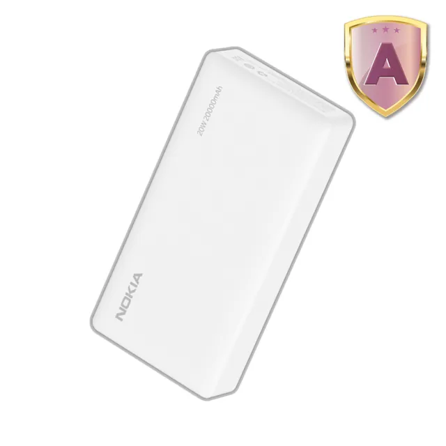 【NOKIA】P6203-2 PD20000mAh 20W 3孔輸出 雙向快充行動電源(37Wh/具Wh標示)