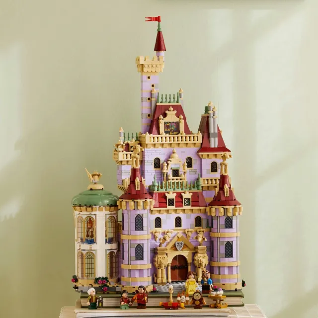 【LEGO 樂高】迪士尼系列 43263 《美女與野獸》城堡(迪士尼 貝兒 城堡建築 居家擺設)