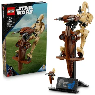 【LEGO 樂高】星際大戰系列 75428 戰鬥機器人和單兵空中平台(飛行器 男孩禮物 居家擺設 積木)