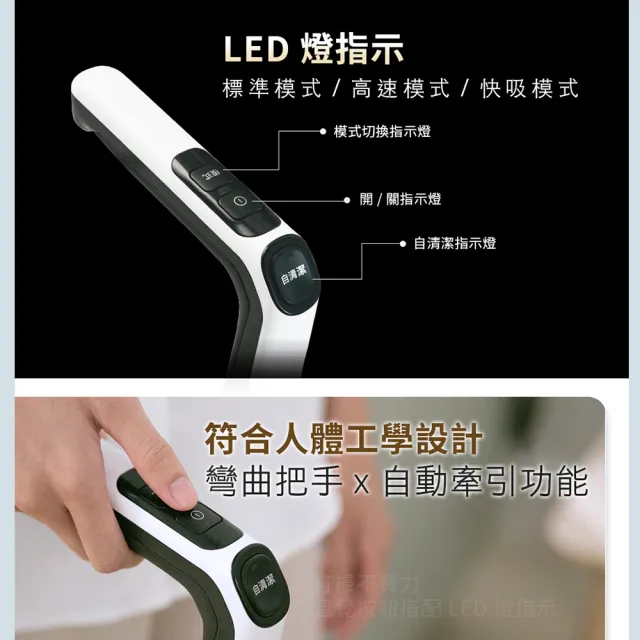 【陳傑憲代言TECO 東元】自動牽引無線洗地機 XJ0601FW(自清潔/吸塵拖地兩用/momo獨家)