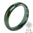 【漢石齋】天然翡翠A貨 手鐲玉鐲 飄花種帶黃翡辣綠(手圍17.8/版寬14.5mm)