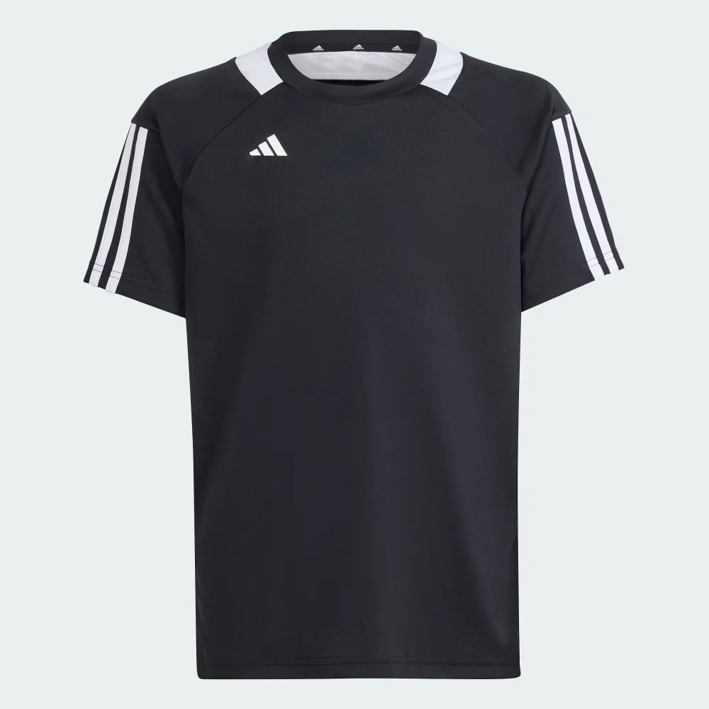 【adidas 愛迪達】短袖上衣 童裝 大童 男童 亞規 J SERE T 黑 IS0329