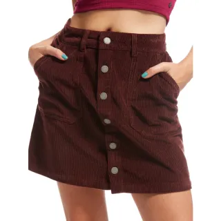 【ROXY】女款-SILENT RIVER 短裙-深咖啡(ERJWK03148-RSY0)