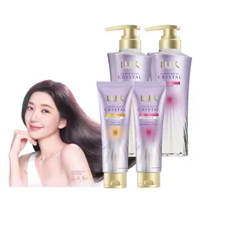 【LUX 麗仕】日本製極輕光護膜洗髮精450ml/髮膜180ml任選2入(頭髮雨衣/護色聚光/蓬鬆修護)