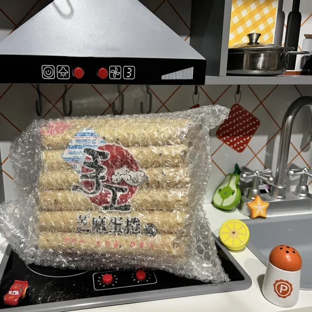【福義軒】手工芝麻蛋捲500g 兩入組(家庭號)
