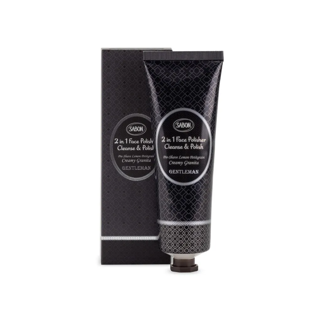 【SABON】官方直營 二合一臉部磨砂膏125ml-紳士(新品上市)